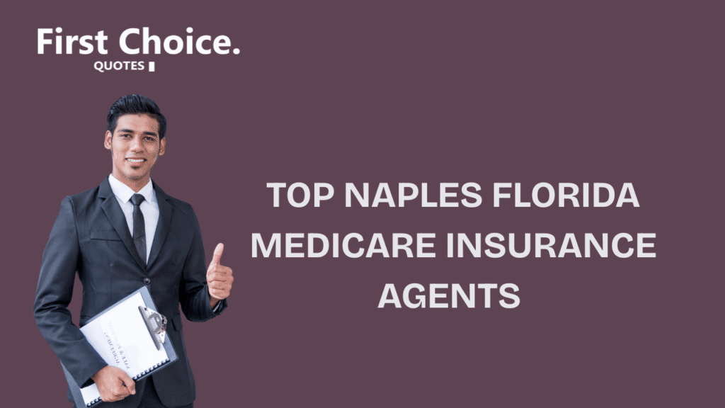 edicare insurance agent helping a senior client in Naples, Florida