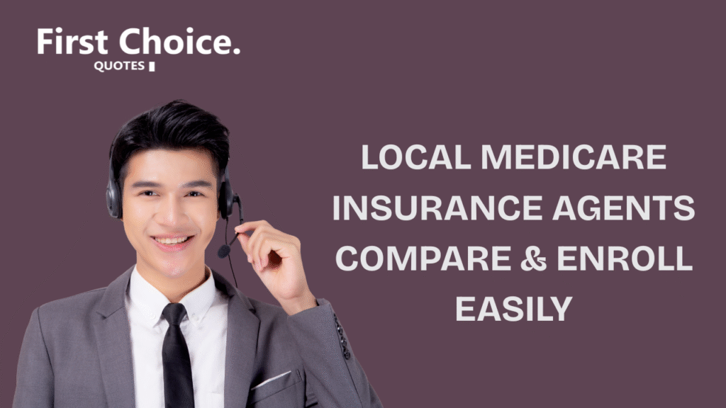 Smiling male Medicare agent with headset offering enrollment support.