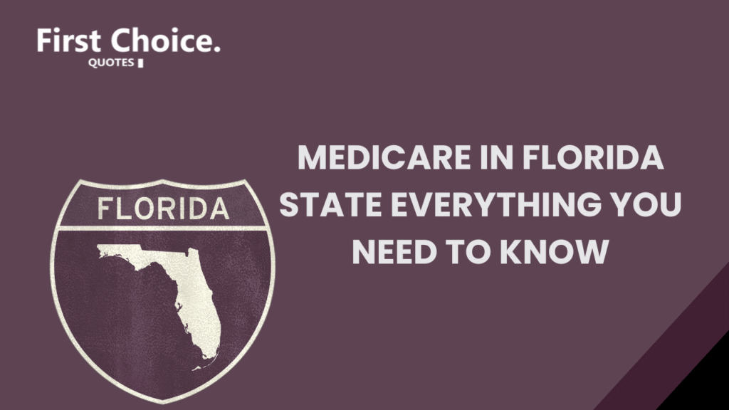 Senior couple discussing Medicare options in Florida State with a licensed insurance agent.